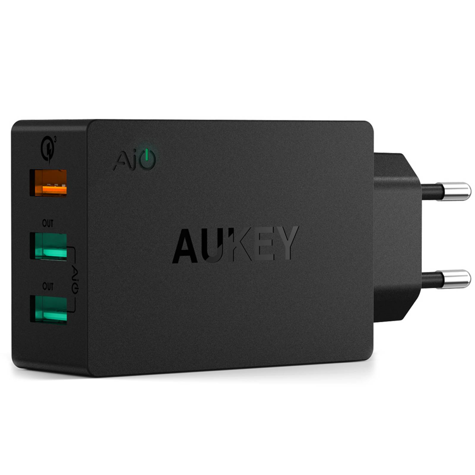 Cargador de Pared USB 3 Puertos Carga Rápida 3.0 Aukey