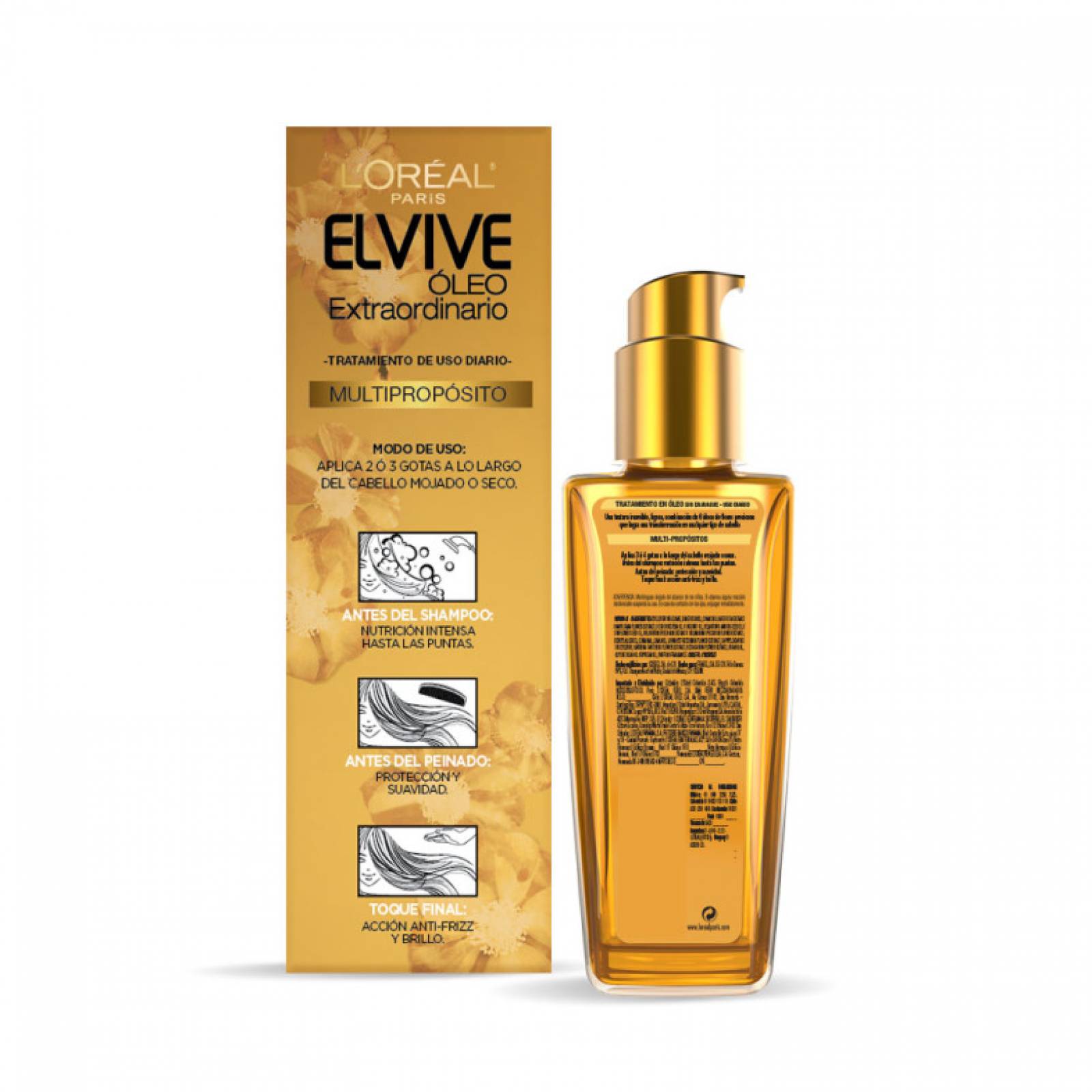 Tratamiento Óleo Extraordinario Elvive 100 Ml Loreal Paris