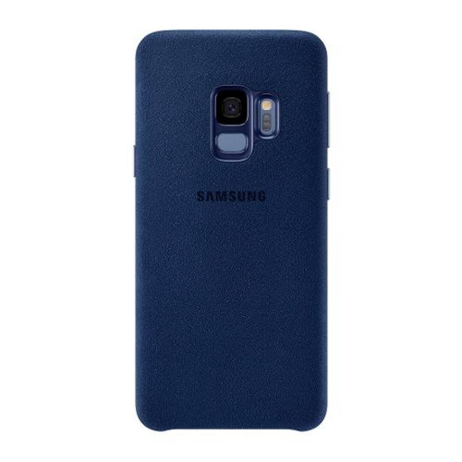 Carcasa Protectora Galaxy S9 Alcantara Cover Azul Samsung