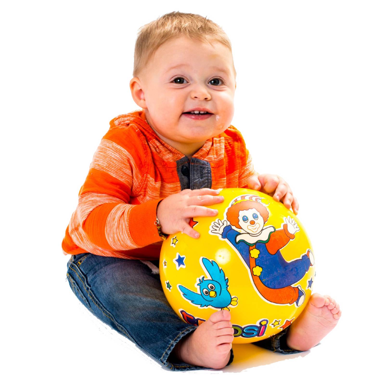 Pelota de Plastico Niños Trepsi El Payaso y sus amigos