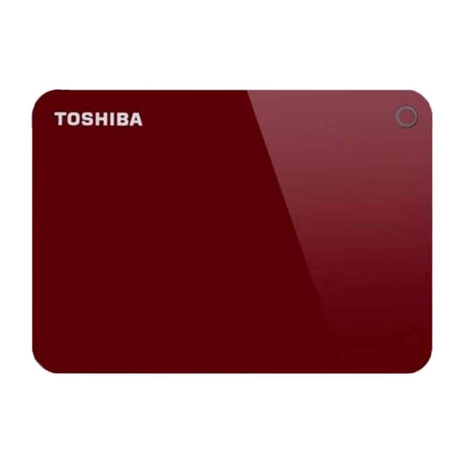 Disco Duro Externo Toshiba Canvio Portátil 2TB Advance Rojo
