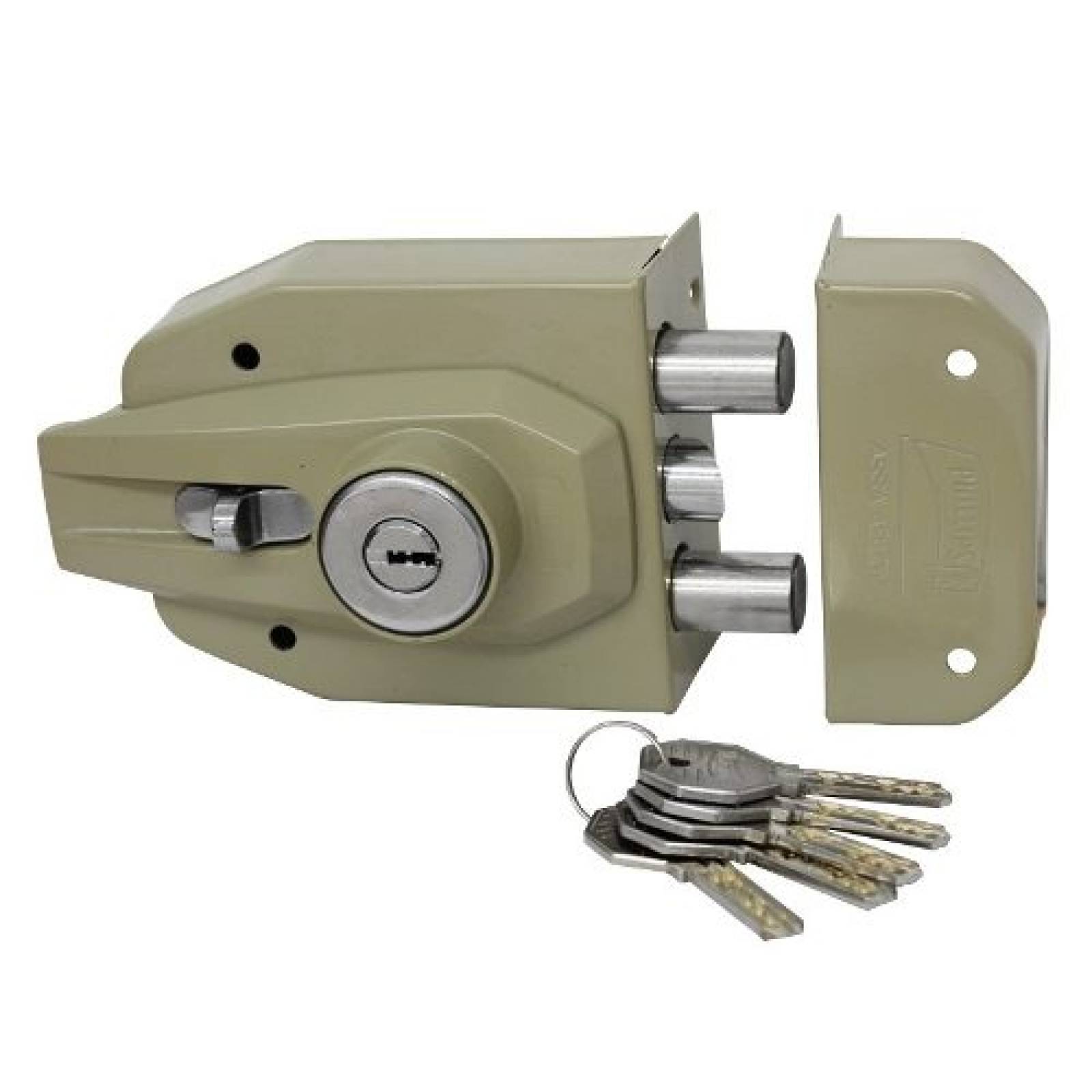Cerradura Chapa De Sobreponer Beige AS 2000 Phillips