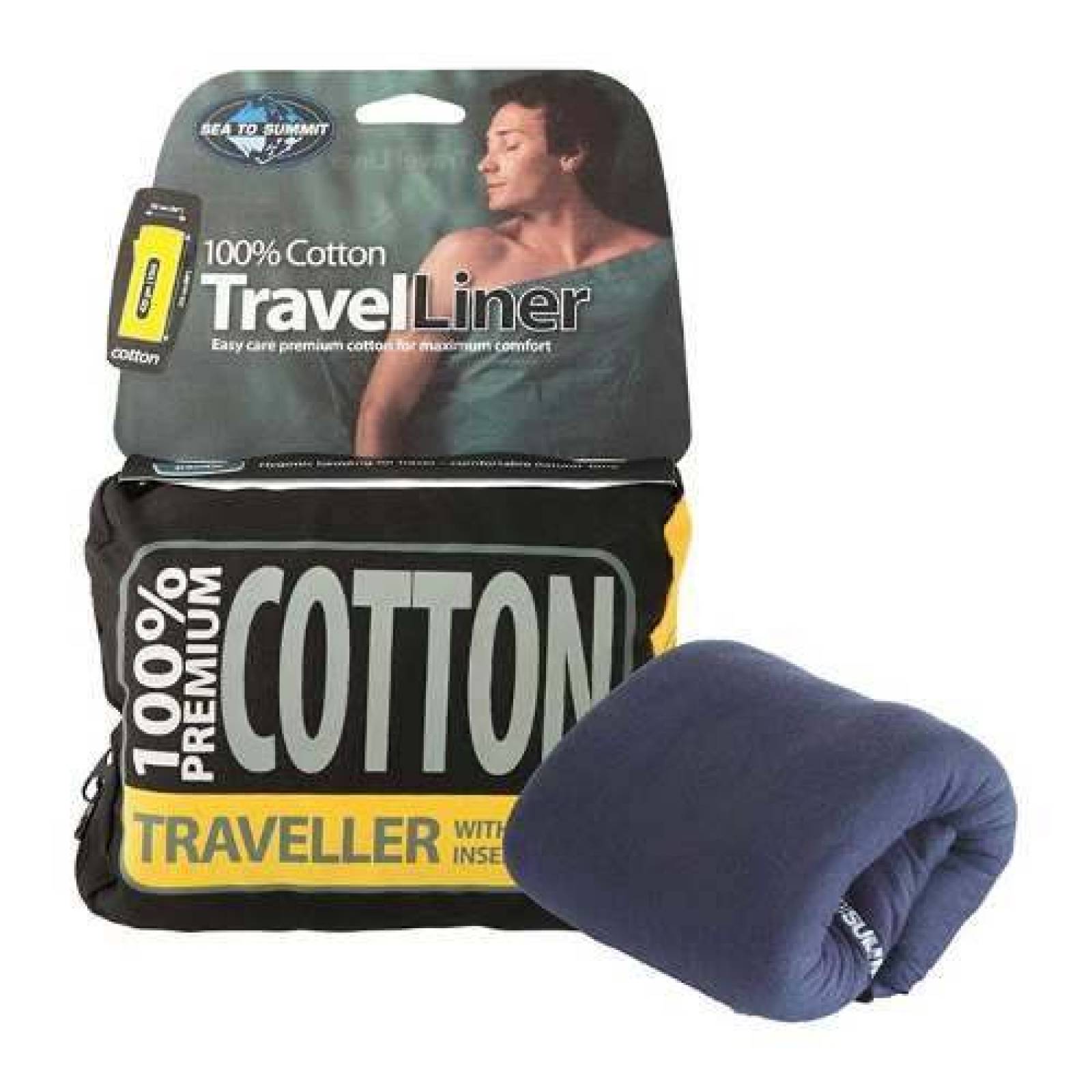 Cotton Liner De Algodon Traveller Azul Marino Sea To Summit