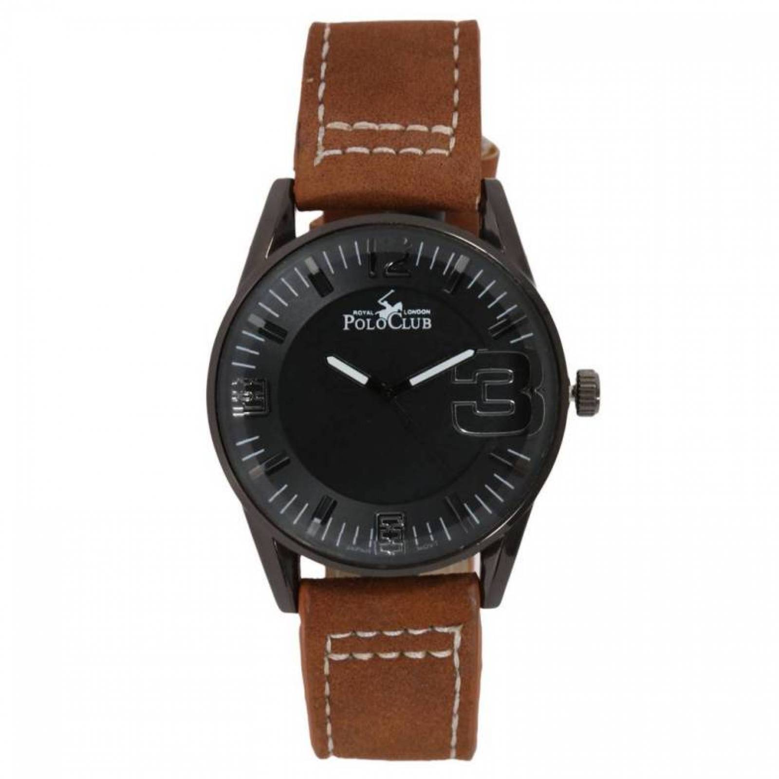 Reloj Royal London Polo Club Caballero RLPC4 U Cafe/negro