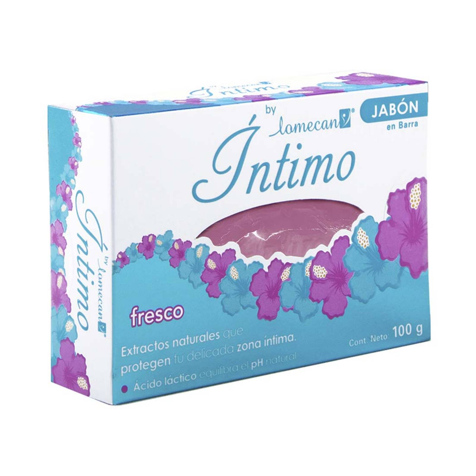 Jabón Íntimo En Barra Lomecan V Fresco 100g Genomma Lab 4870