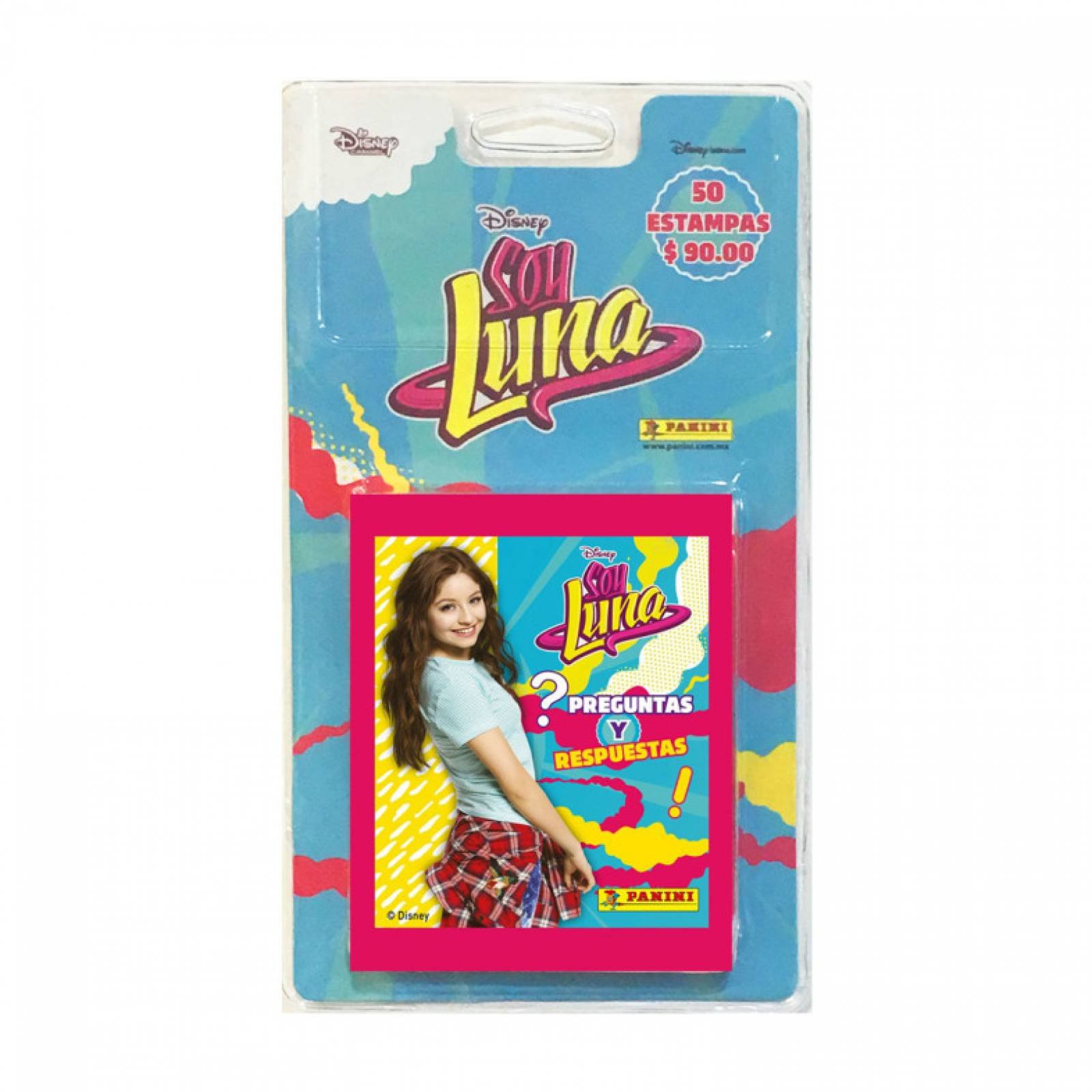 Multiset Soy Luna Álbum + 4 sobres (20 estampas) Panini