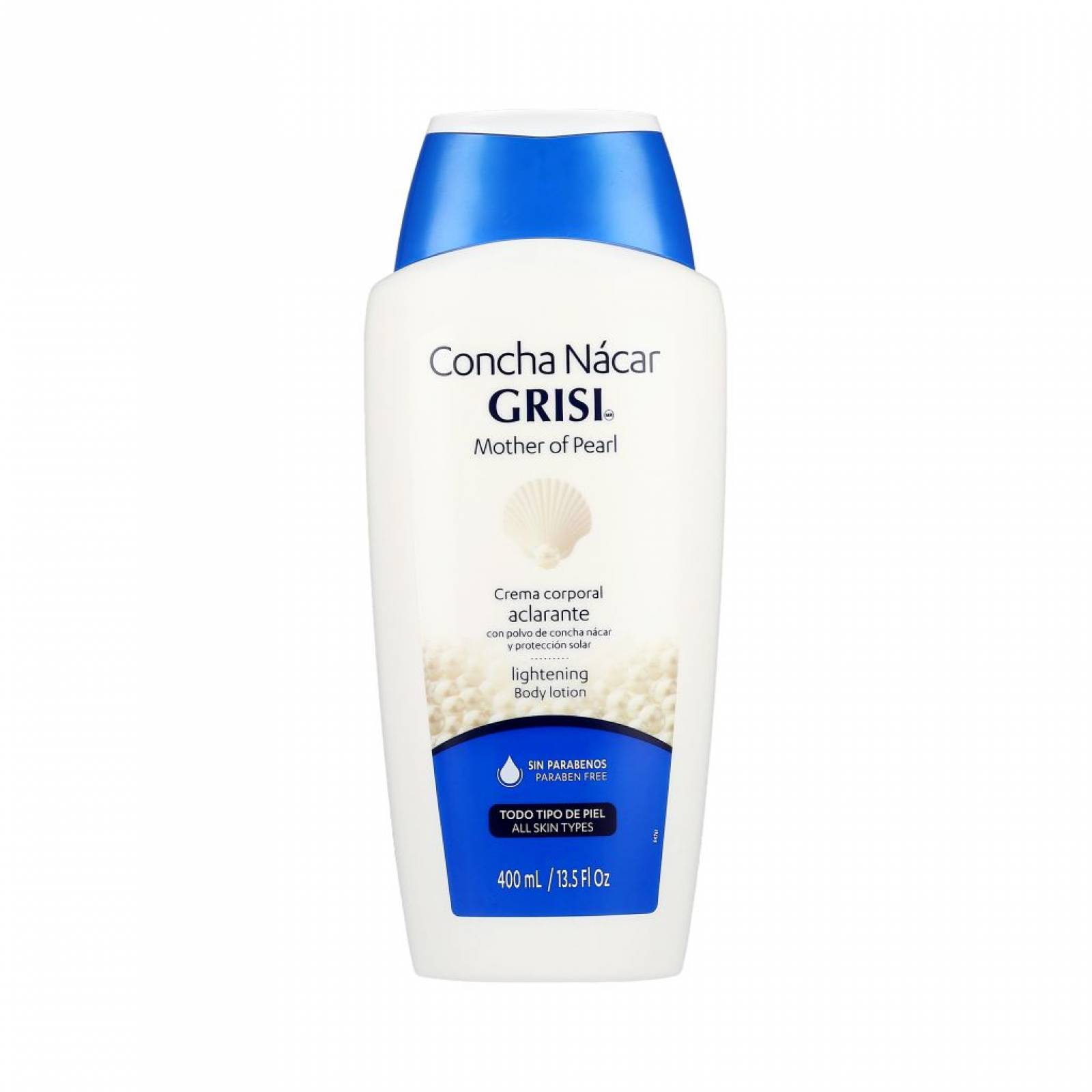 Crema Líquida CorporalGrisi Concha Nacar 400 Ml