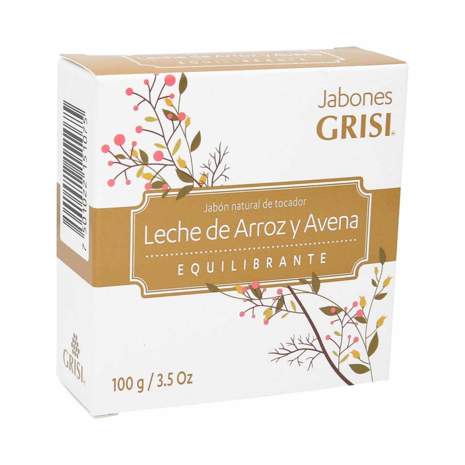Jabón barra De Colección Grisi Leche de Arroz & Avena 100 G