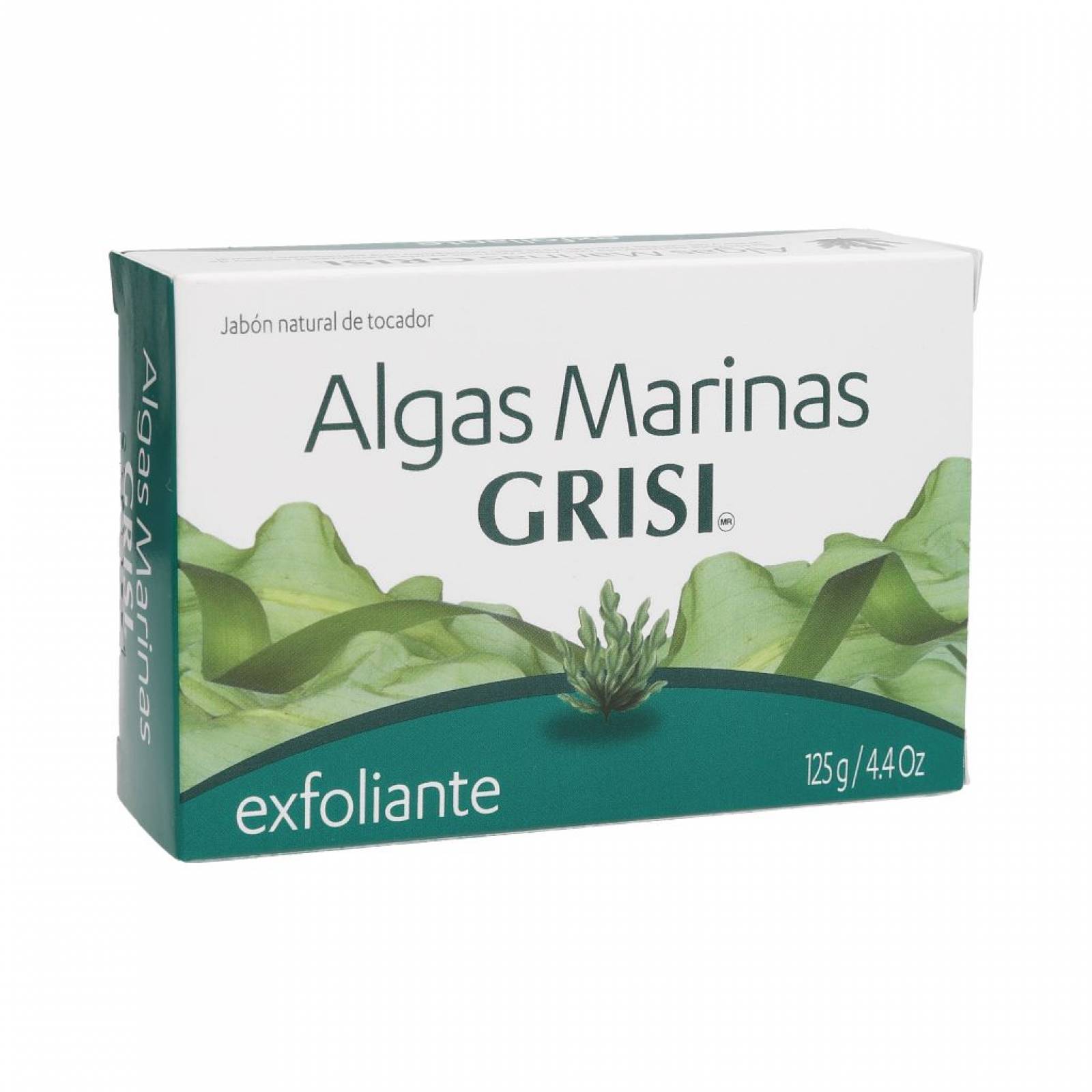 Jabón de barra Exfoliante Grisi Algas Marinas 125 G