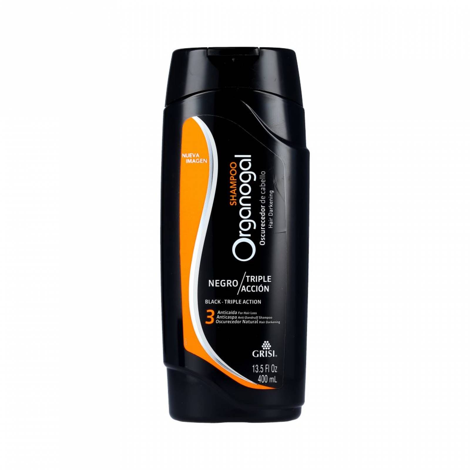 Shampoo Grisi Organogal Triple Acción 400 ML