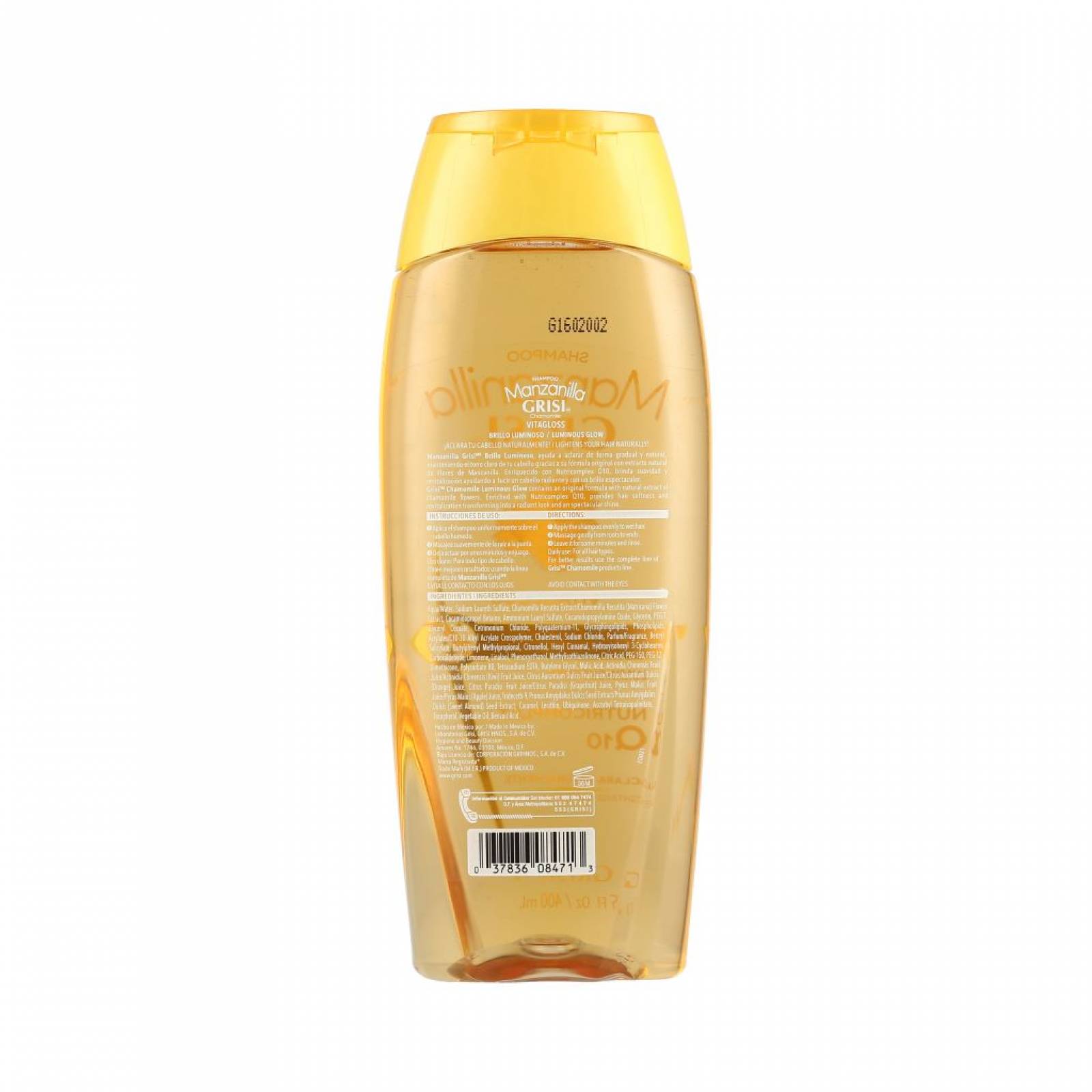 Shampoo Manzanilla Grisi Brillo Luminoso 400 ML