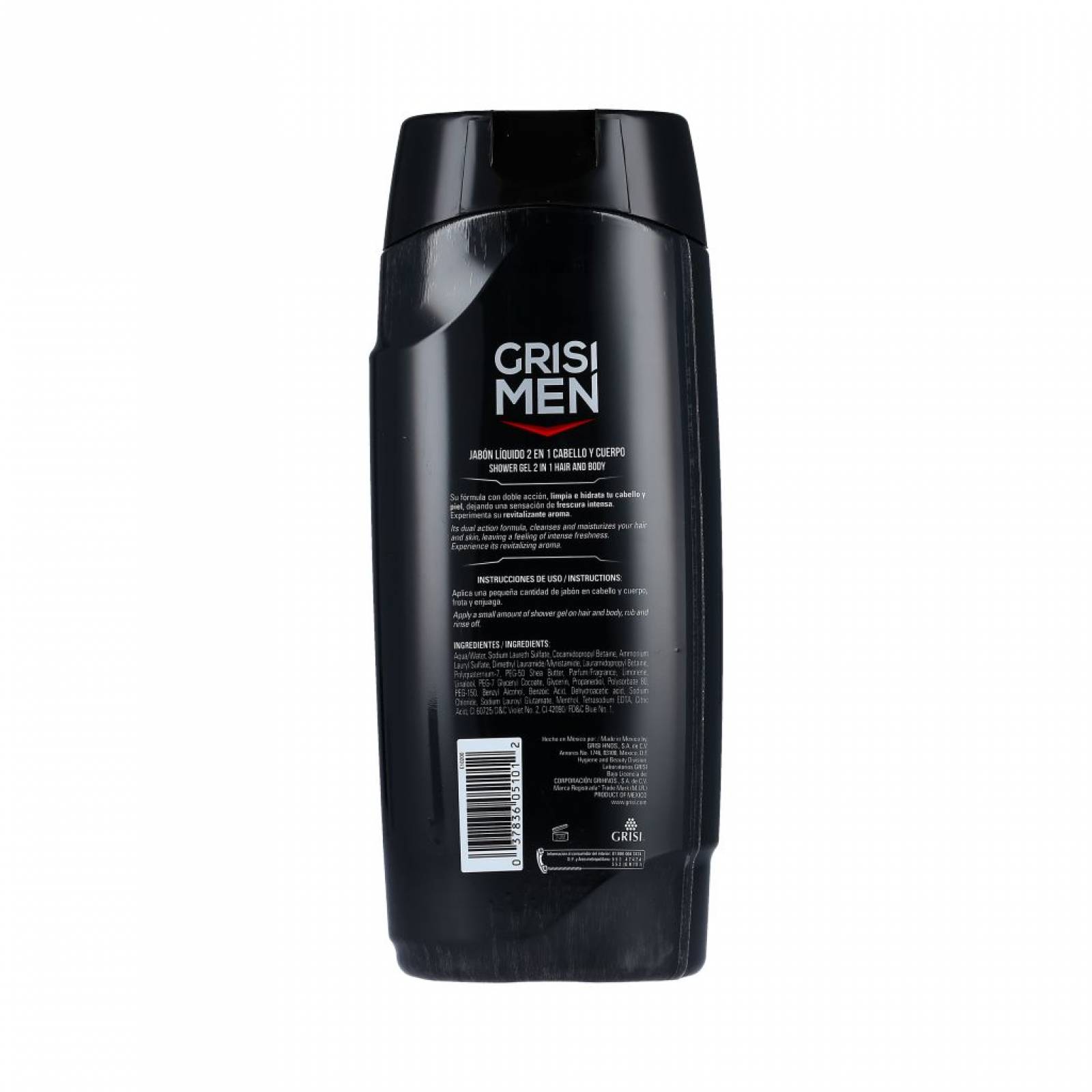 Shower Gel Doble Accion Grisi Men 450 ML