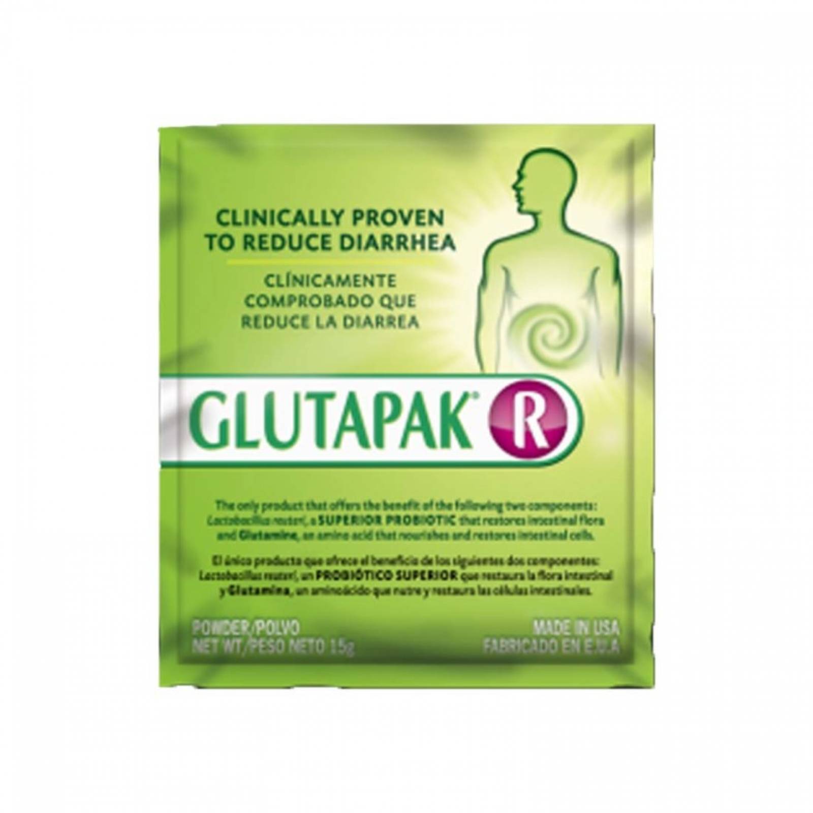 Sobre Glutamina Glutapack R Suplemento 15 GR