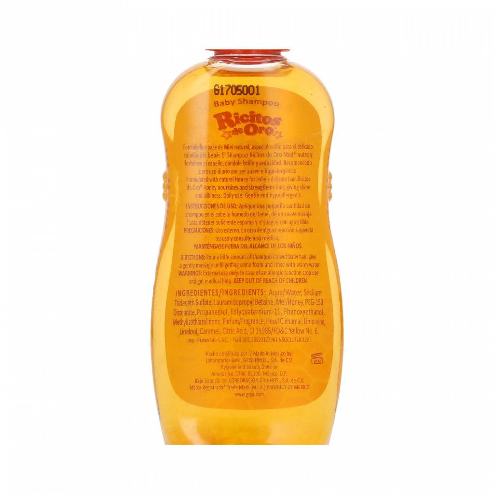 Shampoo Ricitos de Oro Miel Grisi 100 ML