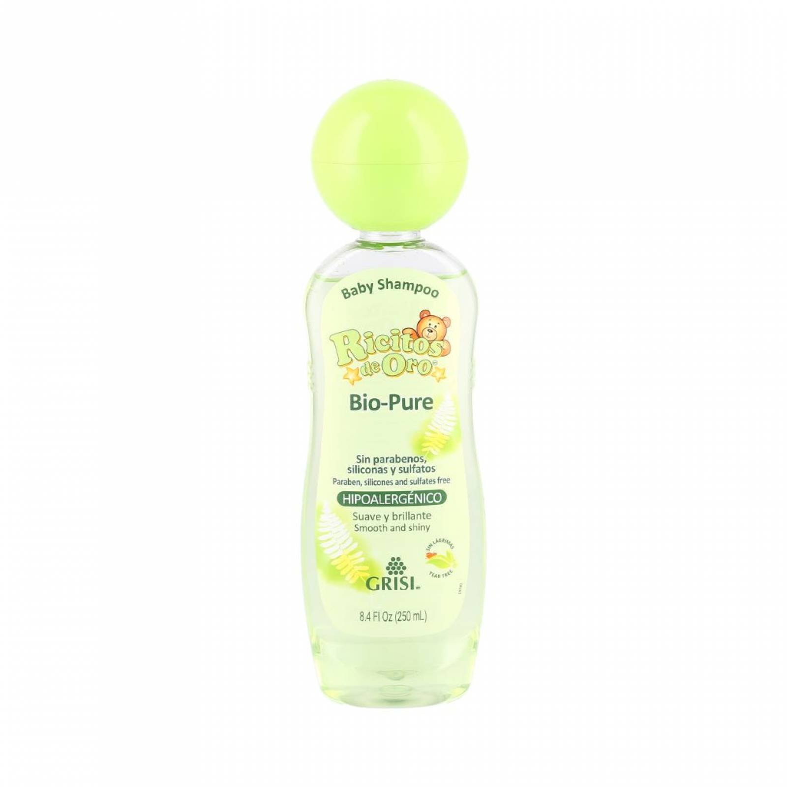 Shampoo Ricitos de Oro Bio-Pure Grisi 250 ML