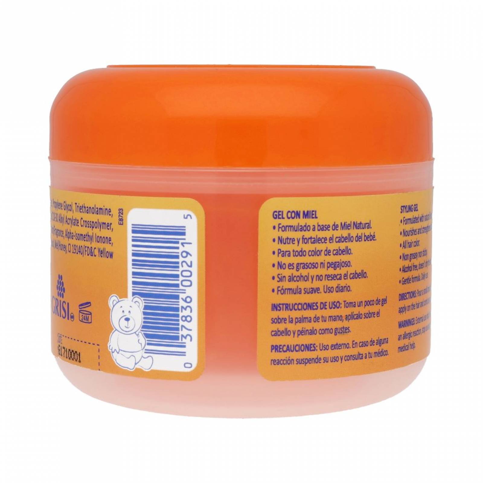 Gel Para Peinar Ricitos de Oro Miel Grisi 115 G
