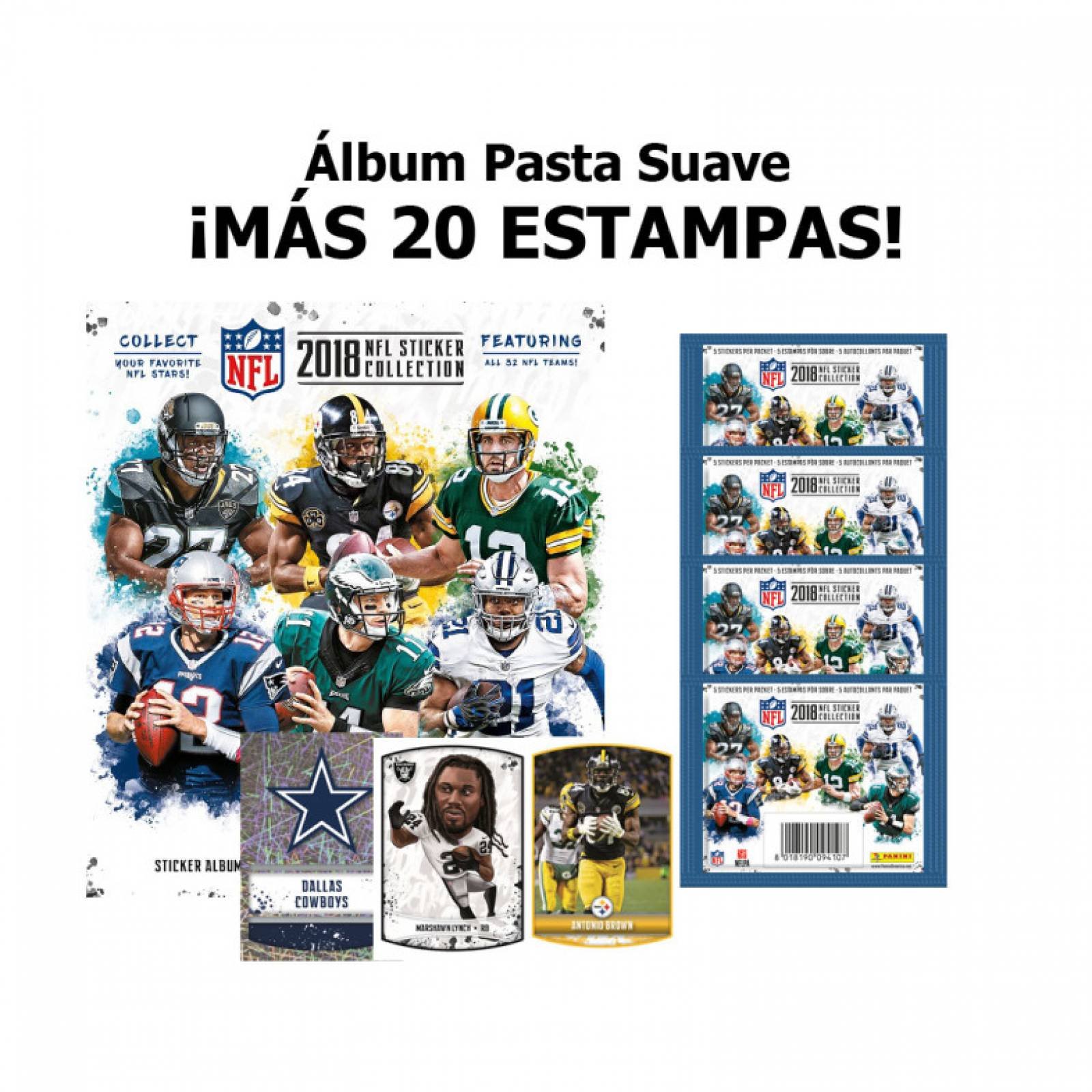 Blister Coleccionable NFL 2018/19 Panini