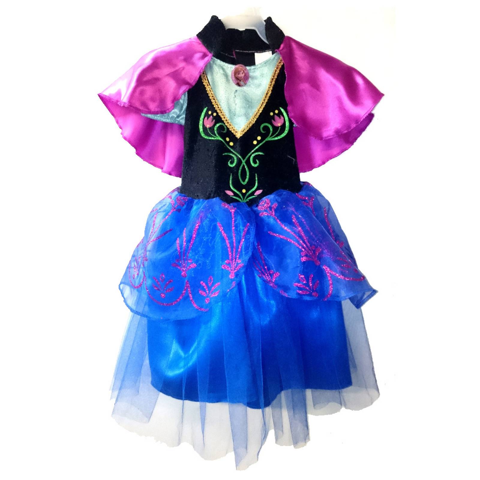 Disfraz Anna Frozen Disney Original Niña Vestido Fantasy Ruz
