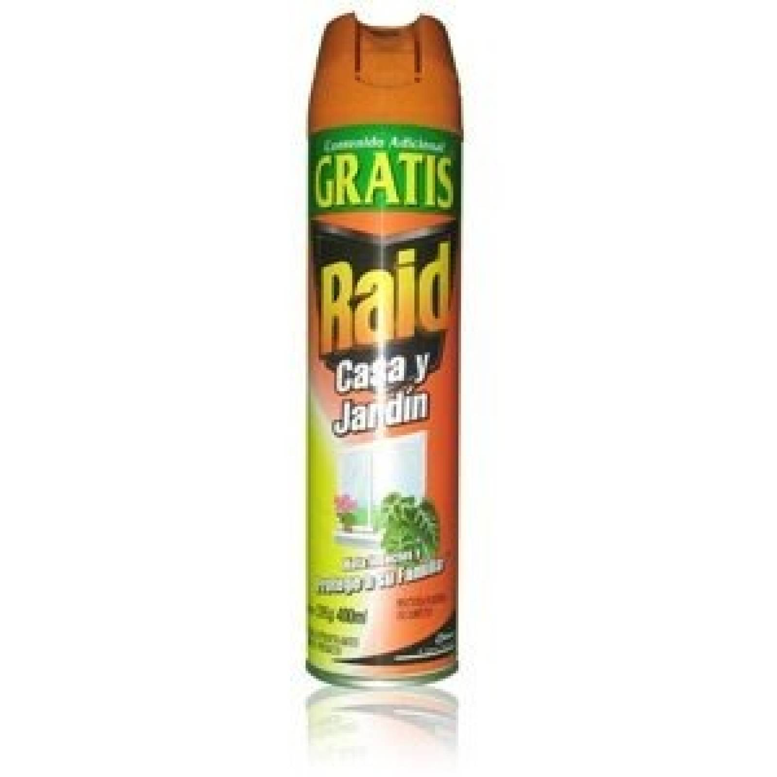 Insecticida Raid Casa y Jardin Grande 400 ml Bayer Jonson