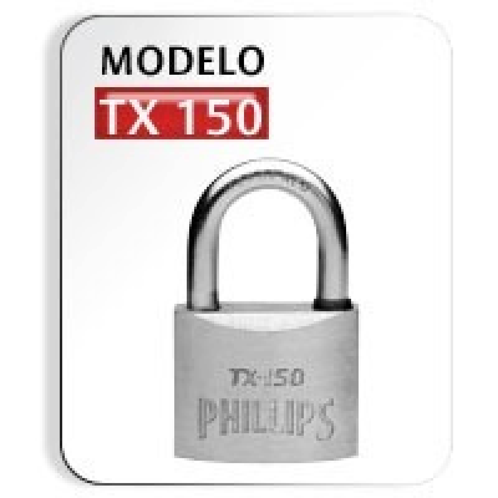 Candado Metalico Alta Seguridad 16 Pernos Phillips TX-150