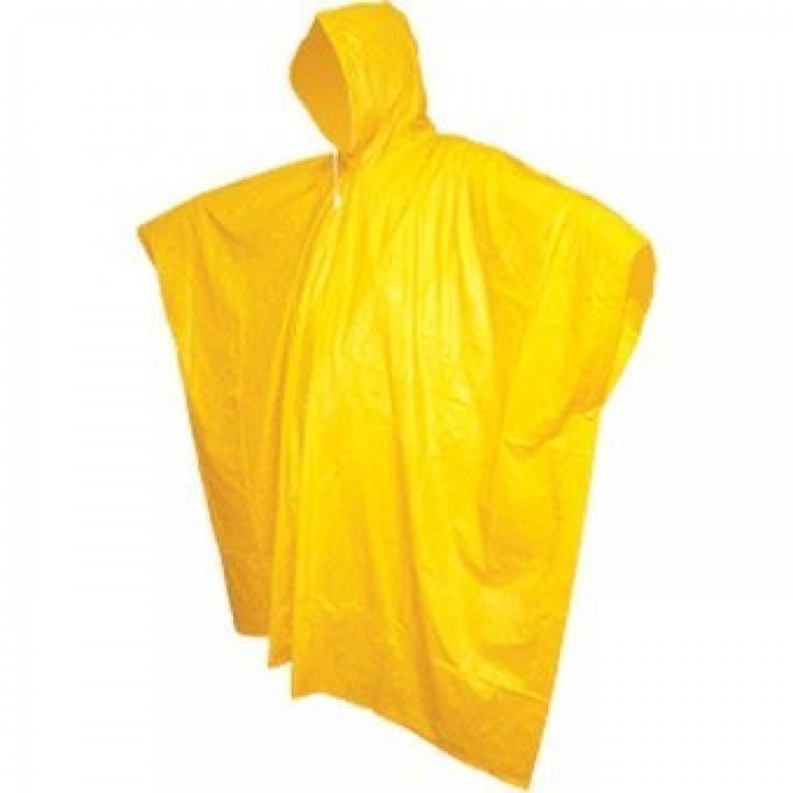 Impermeable Tipo Poncho Unitalla Color Amarillo C-35 Cabel