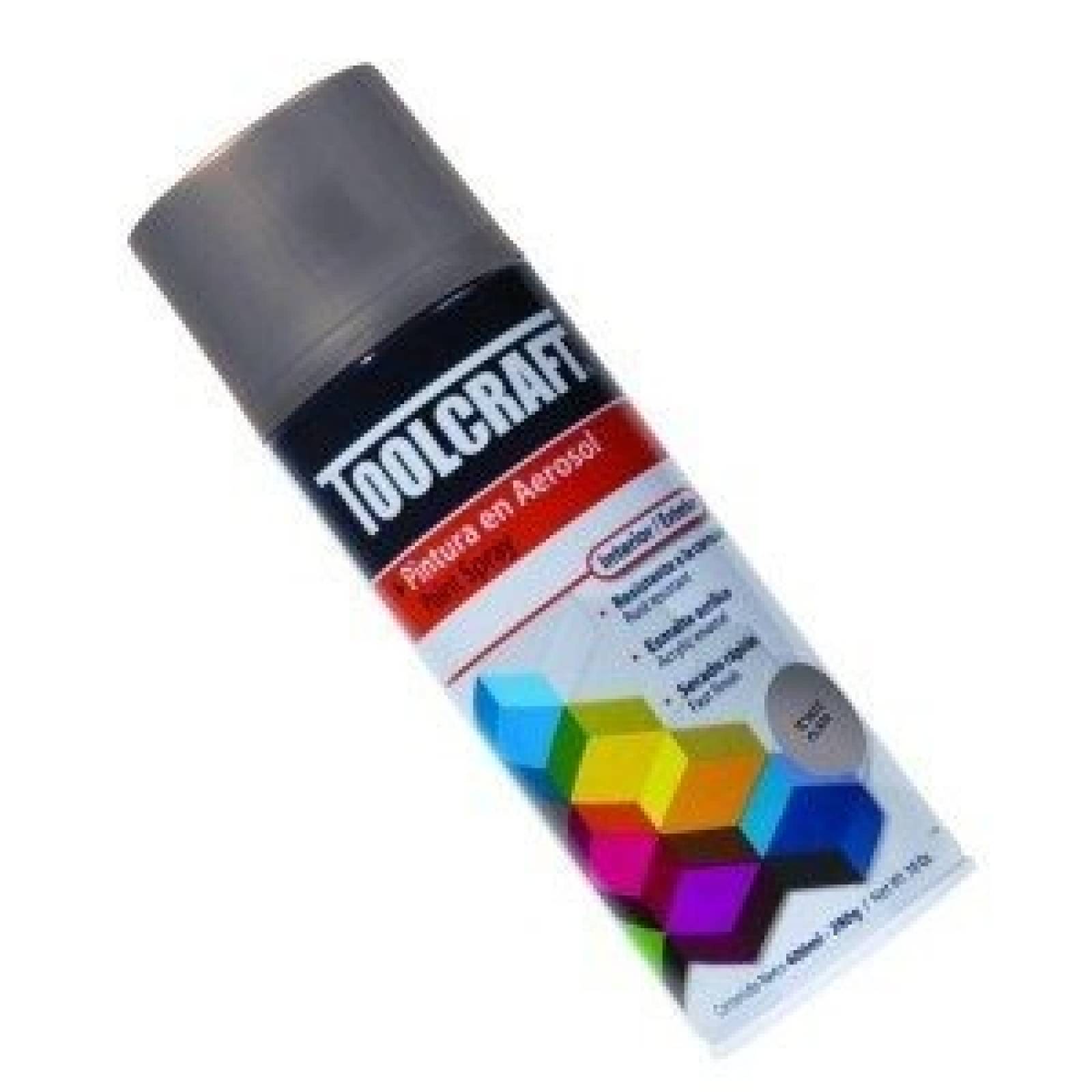 Pintura Aerosol Plata Metalica 400ml Toolcraft TC1645