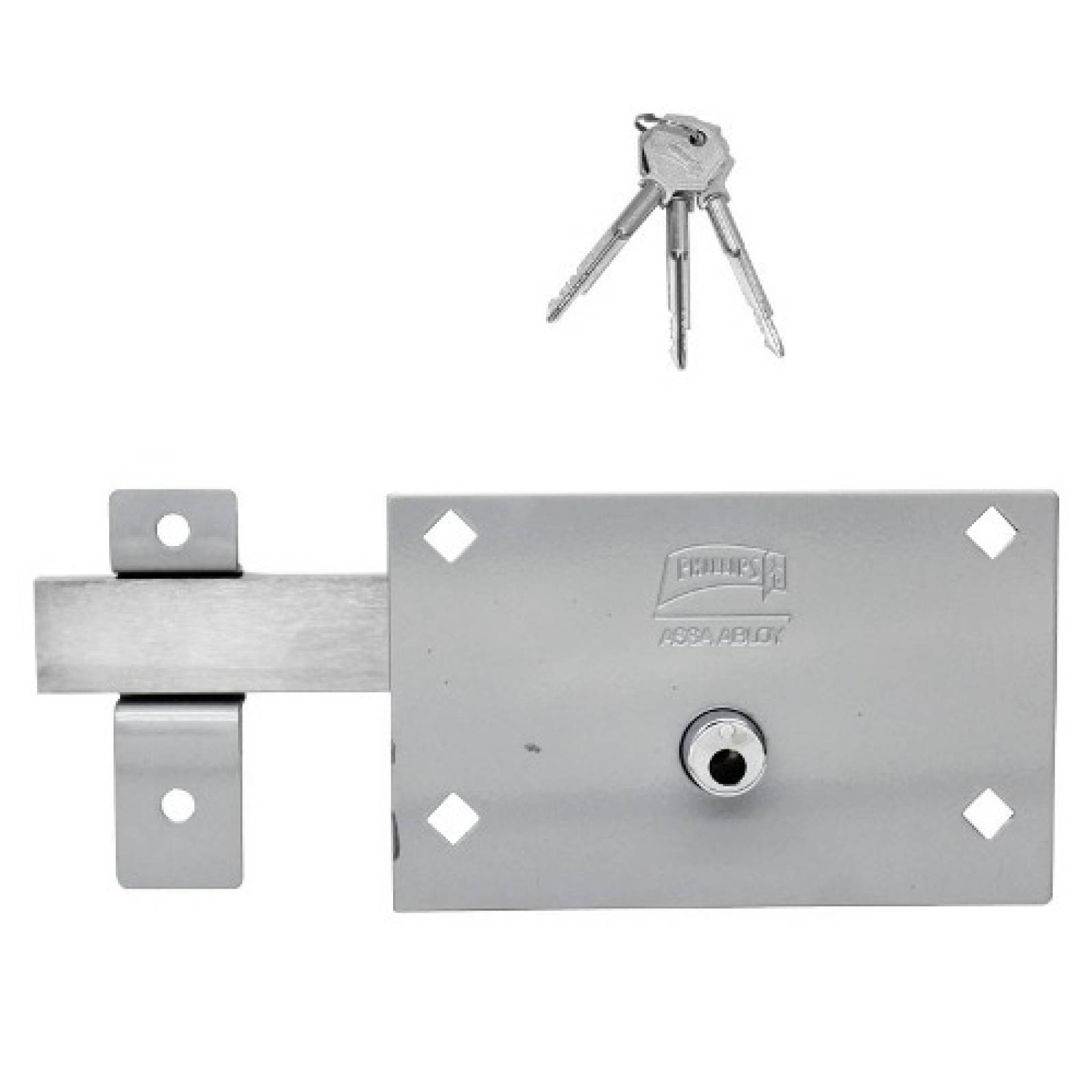 Cerradura Chapa Para Cortinas Metálicas X-750 Phillips