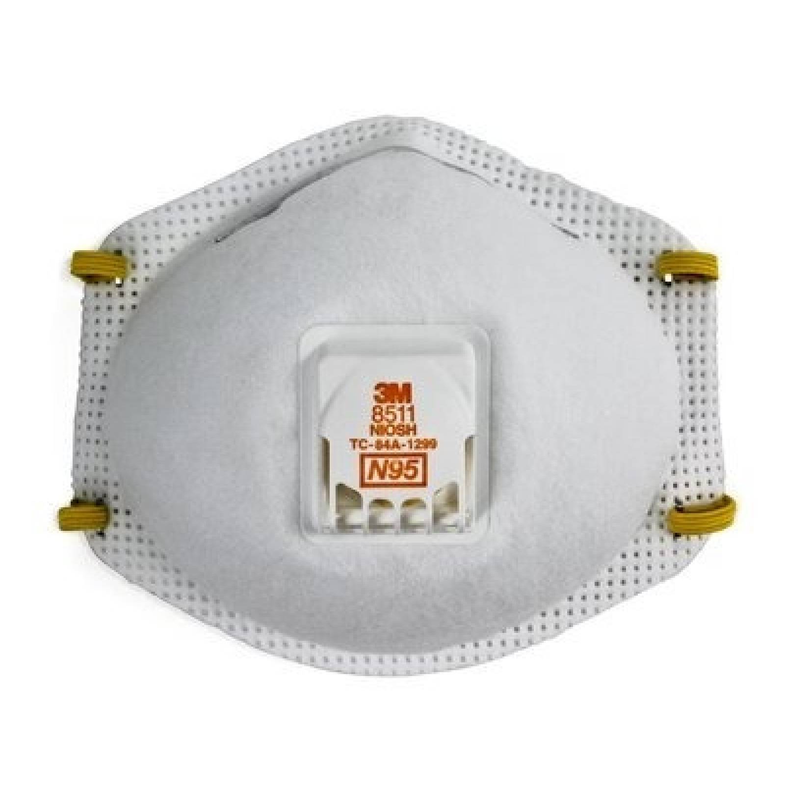 Mascarilla Respirador Desechable Particulas 8511 N95 Tres M