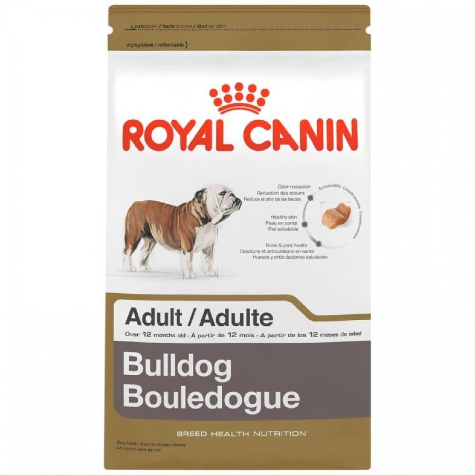 Alimento Perro Croqueta Bulldog Adulto 13.6kg Royal Canin