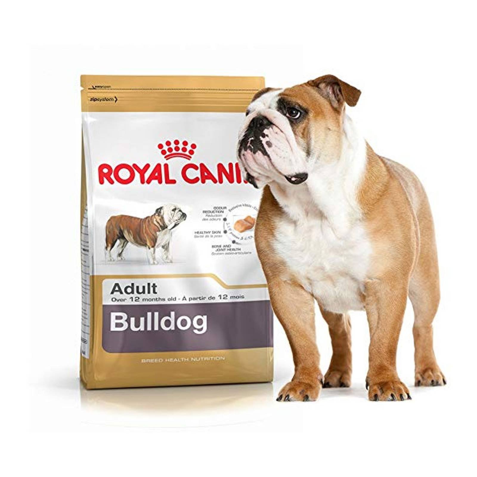 Alimento Perro Croqueta Bulldog Adulto 13.6kg Royal Canin