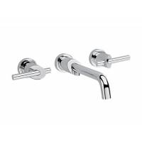 Mezcladora Lavabo Ensamble Pared Nuva E-3000 Helvex