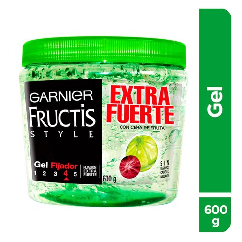Tarro Gel Fortificante Máxima Fijación 600g Fructis Garnier
