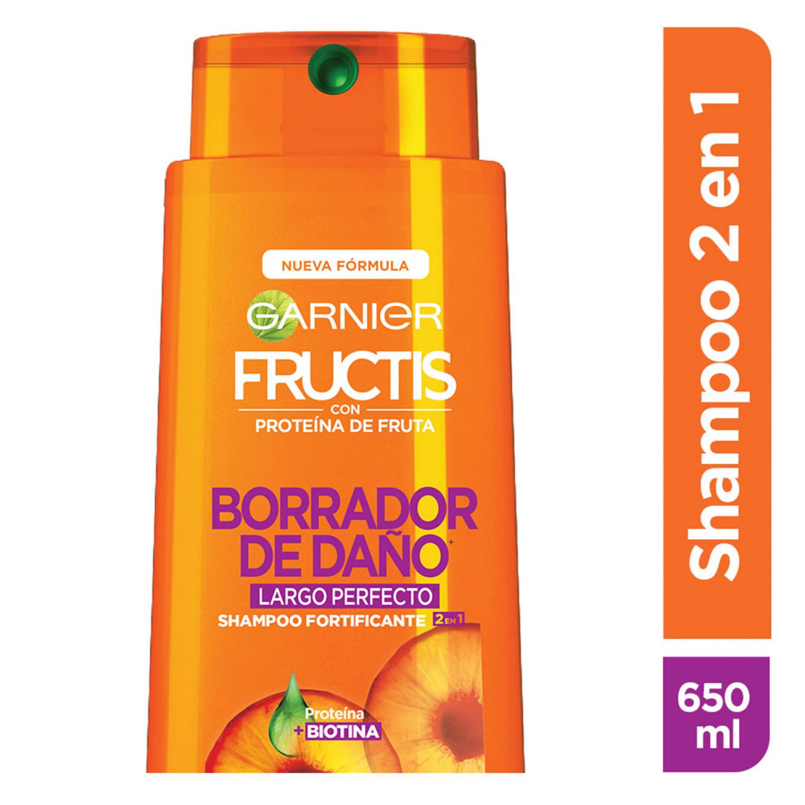 Nutre Tu cabello Con Shampoo 2 en 1 650 ml Fructis Garnier