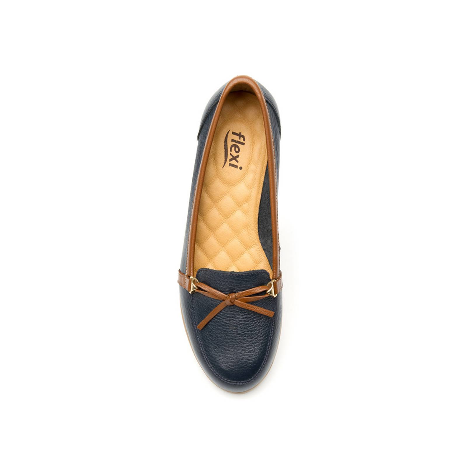 Zapato Casual Flexi Kerry Dama Mujer Cómodo Azul Rudos