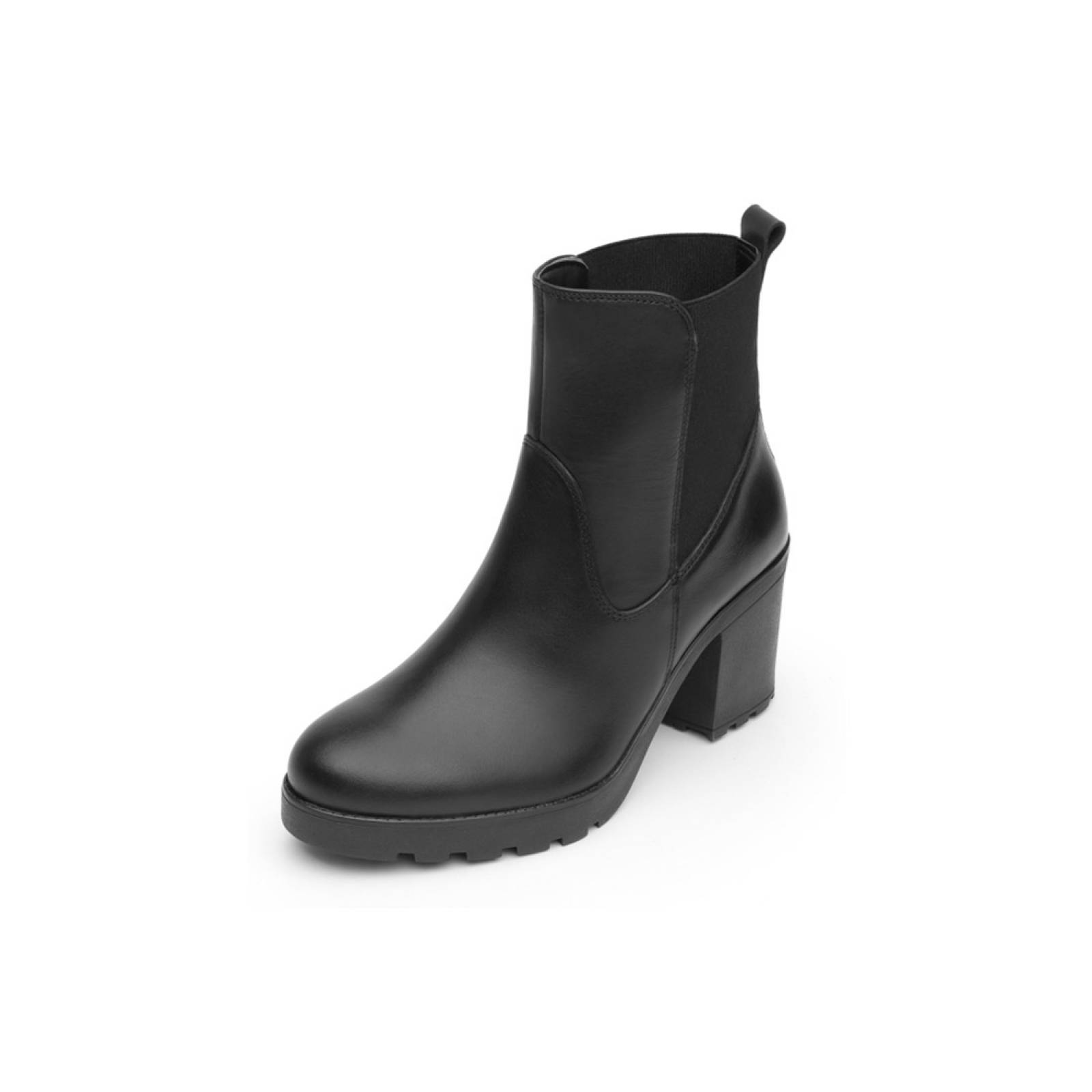 Botin Flexi Casual Anis Dama Mujer Negro Bota Cómodo