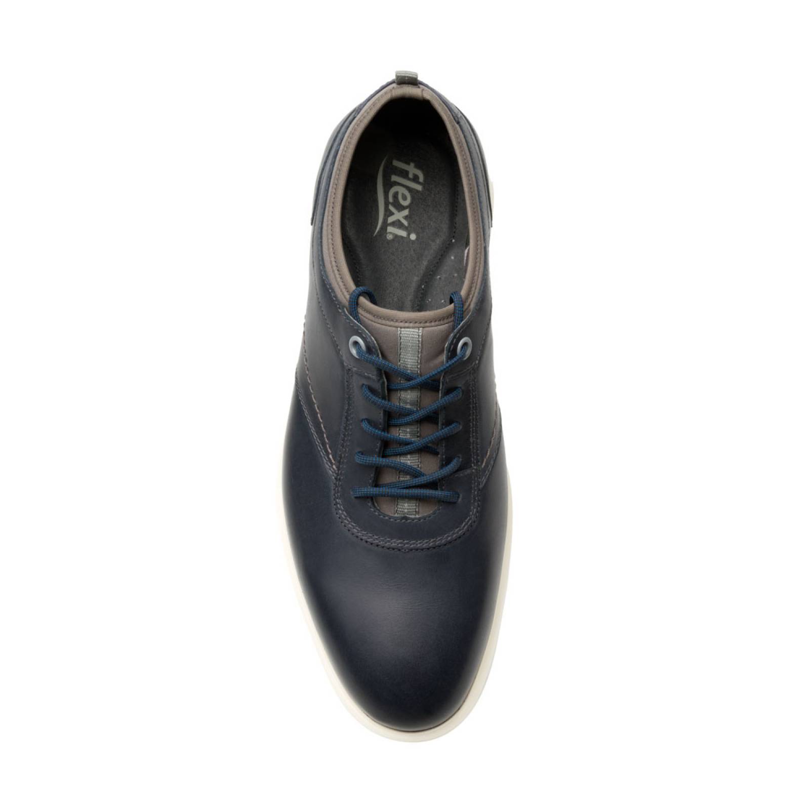 Zapato Casual Flexi Gareth Hombre Caballero Azul Rudos