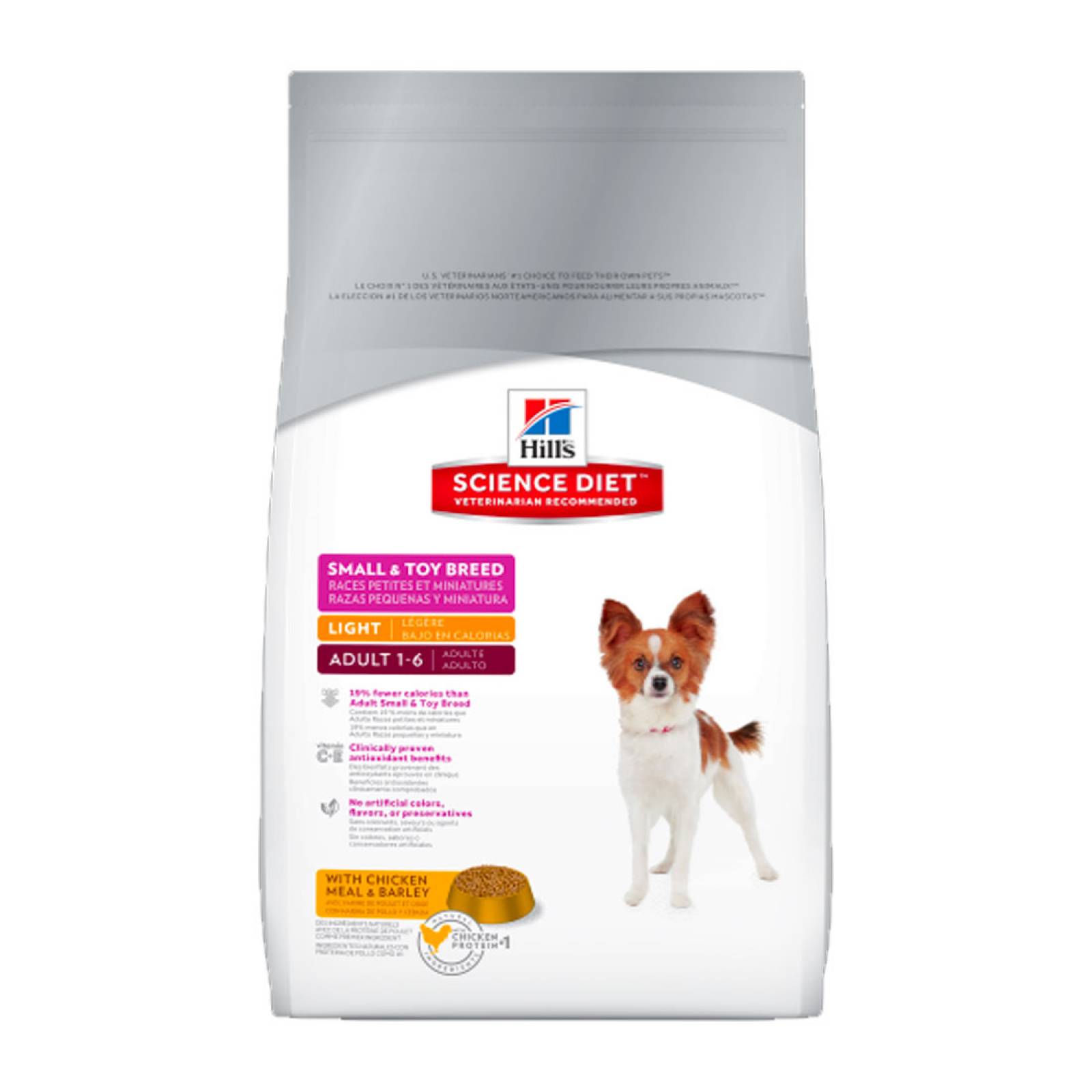 Alimento Perro Adulto Small&toy Light 7 kg Hills Science