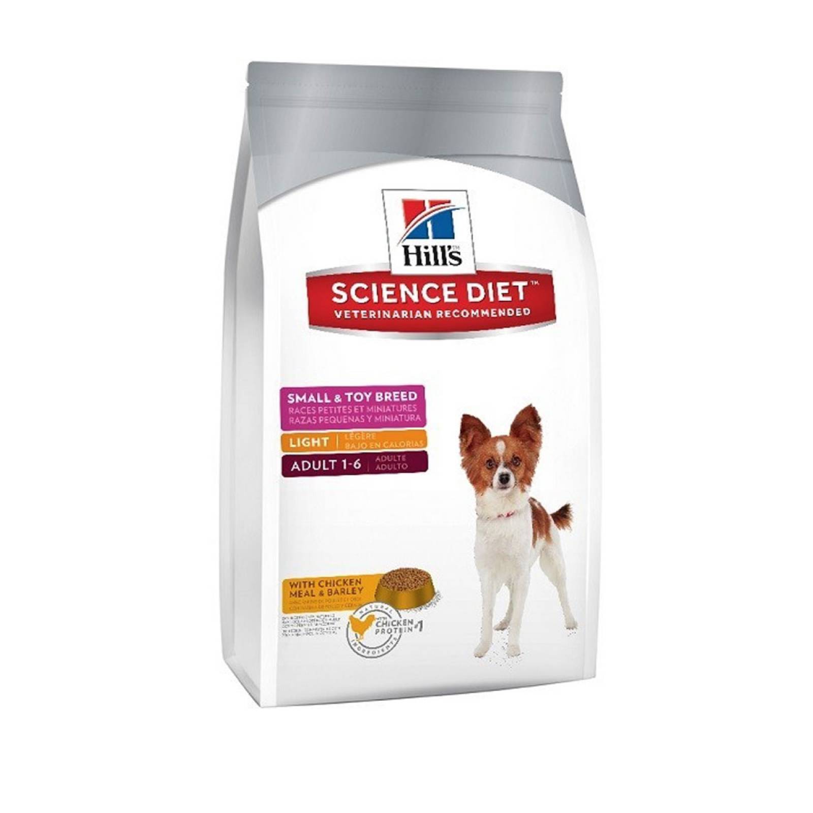 Alimento Perro Adulto Small&toy Light 7 kg Hills Science