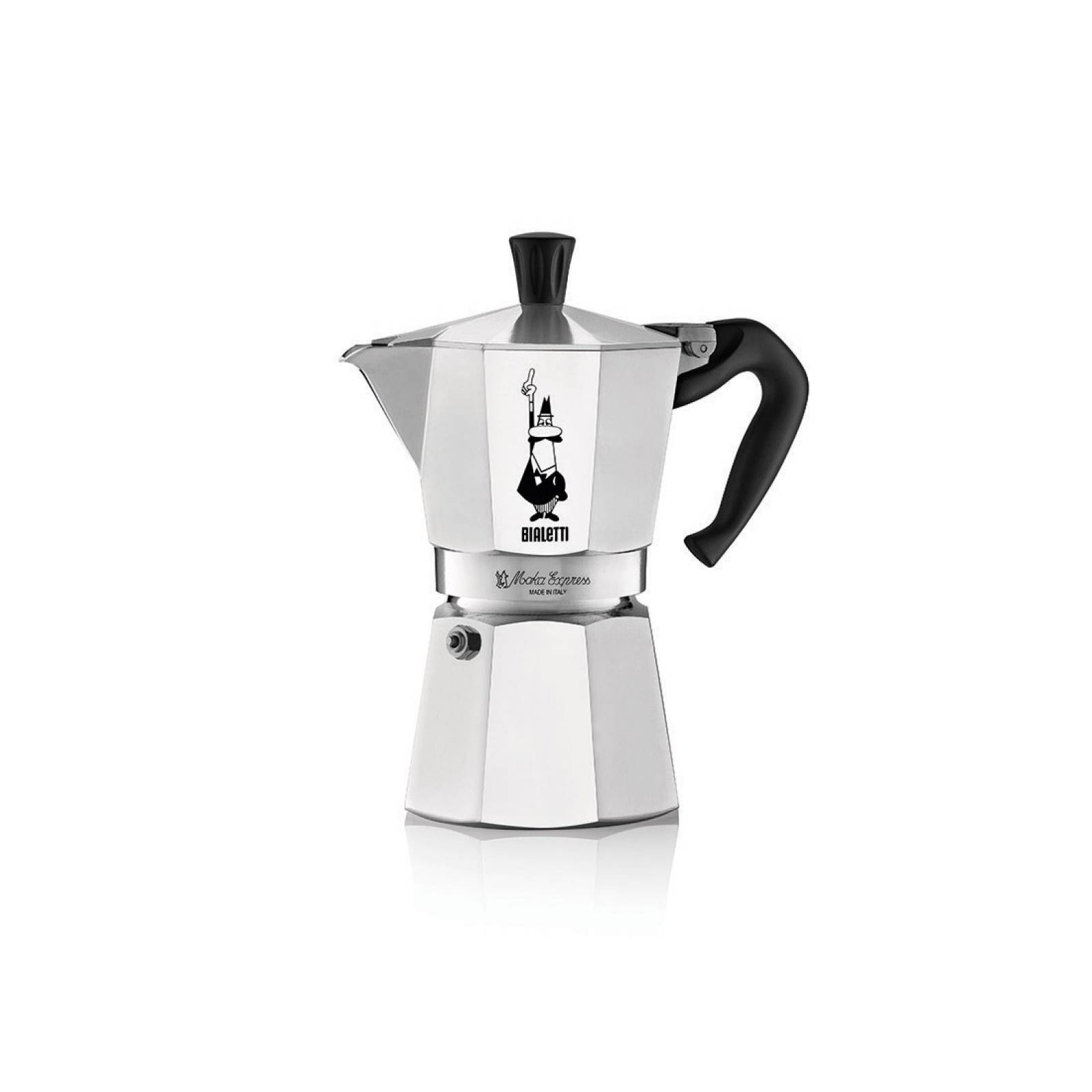 Cafetera Italiana Moka Express Bialetti Plateada 6 Taza