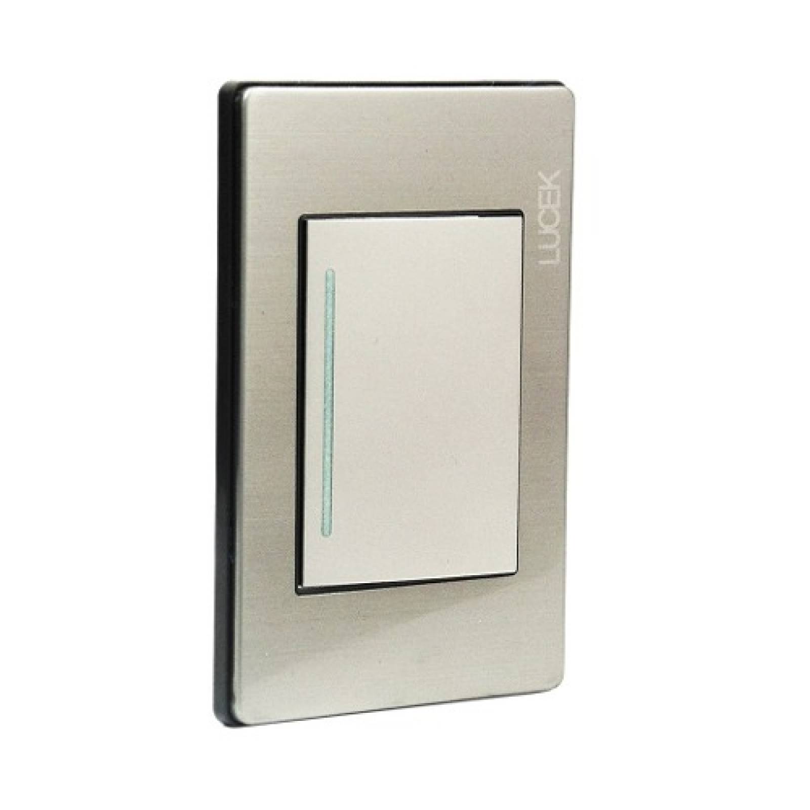 Placa Metalica 1 Apagador Sencillo AD-4670 Accesorio Adir