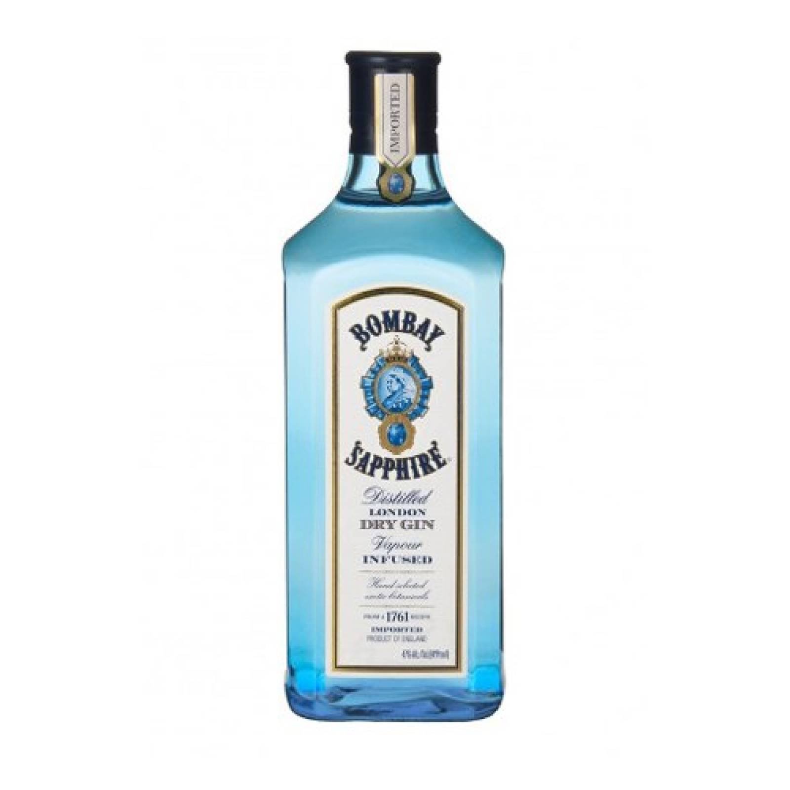 Bebida Alcohol Ginebra Bombay Sapphire 750 ml Cuatro Jinetes