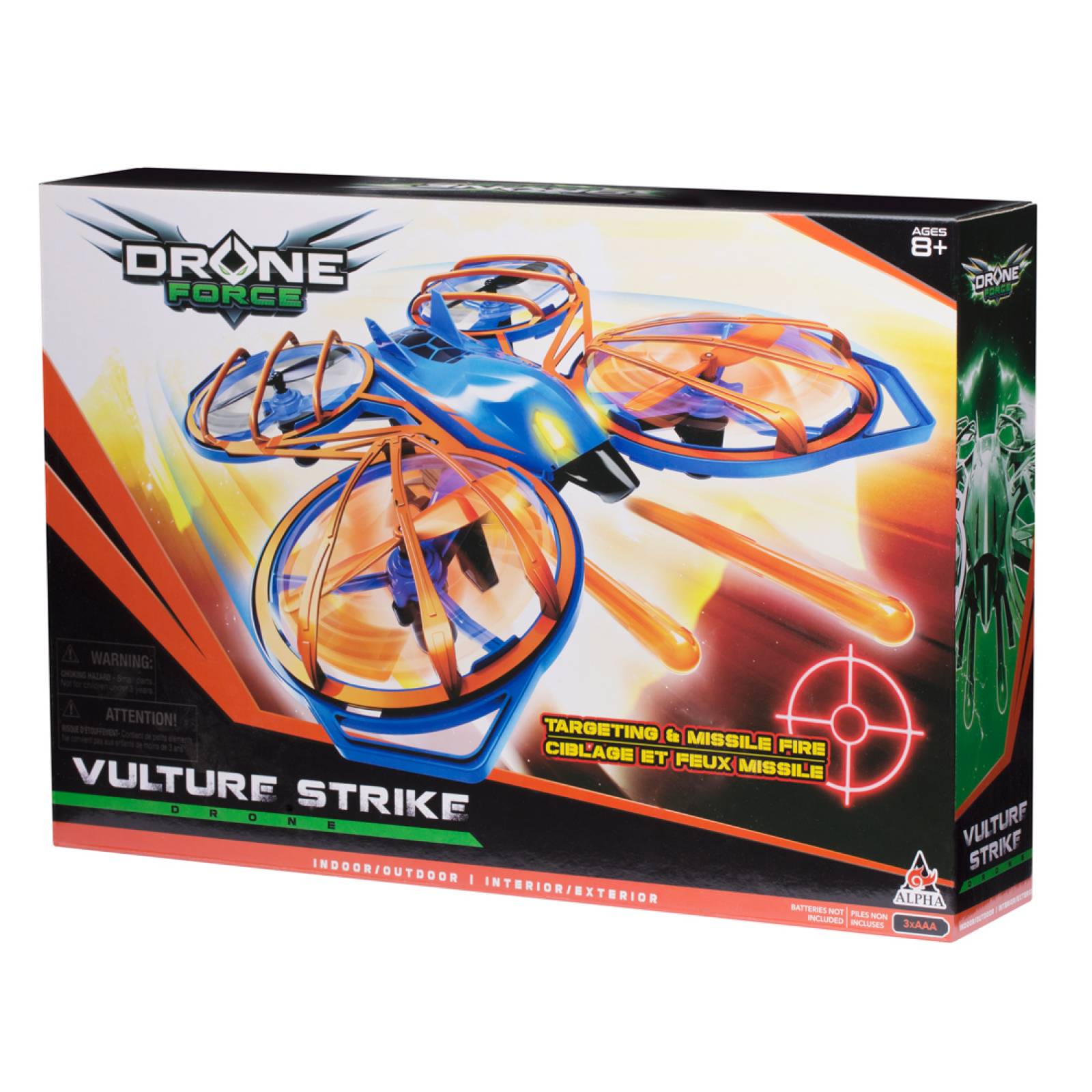 Drone Force Juguete Interiores Avion Vulture Strike Toys