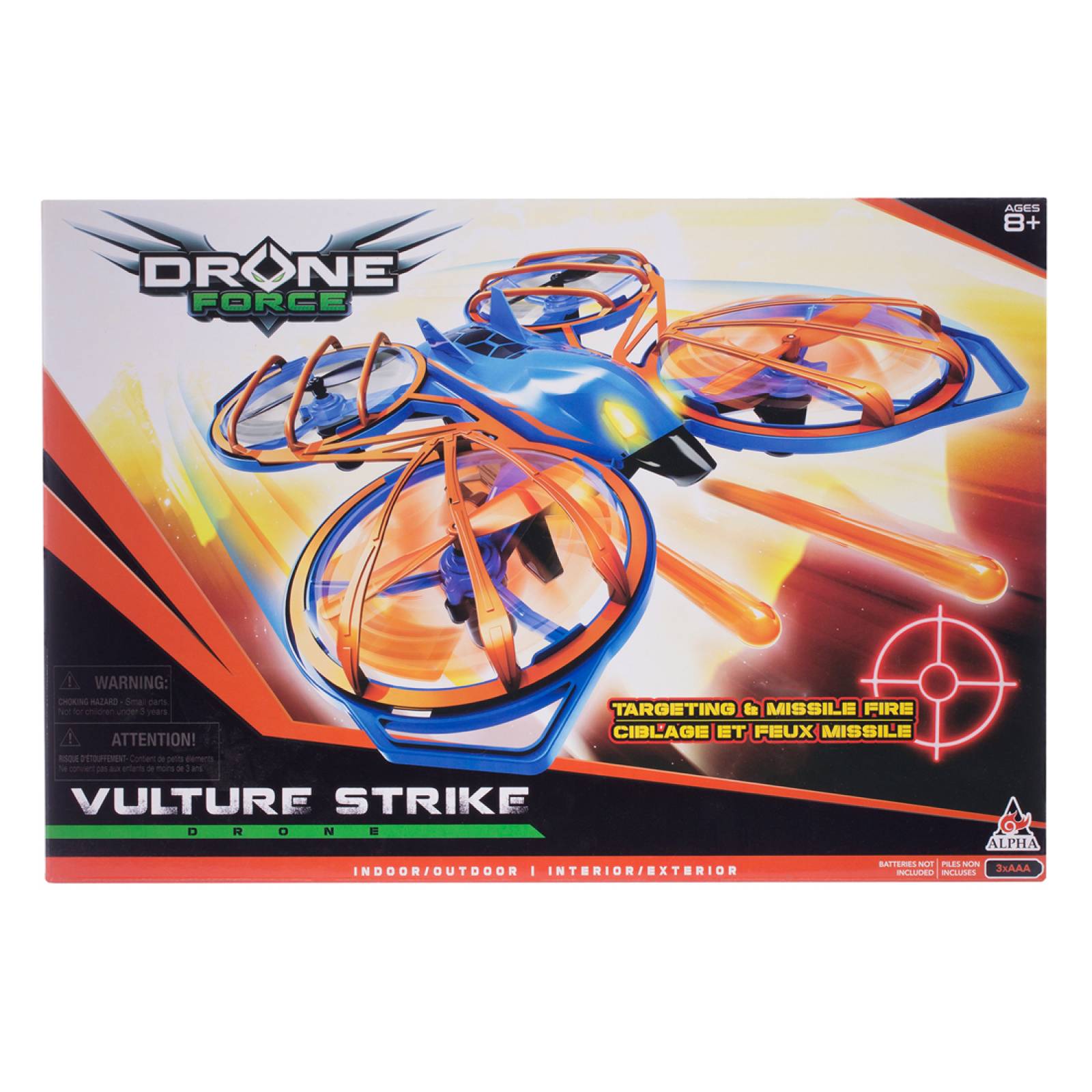 Drone Force Juguete Interiores Avion Vulture Strike Toys
