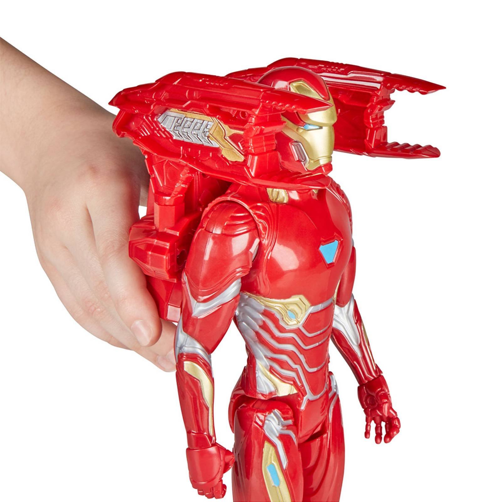 Titan Hero Avengers Power FX Iron Man 12 Pulg Marvel Hasbro