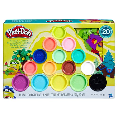 Set De Play-Doh Montaña de Colores 15 Latas Hasbro