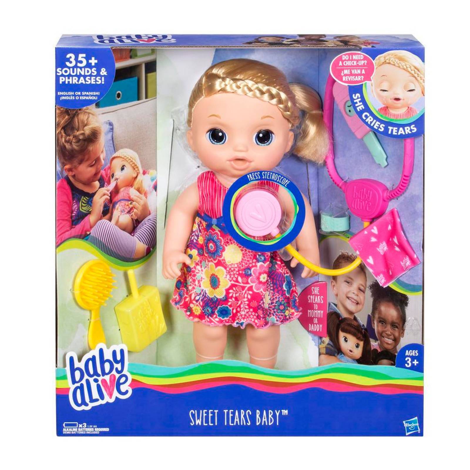 Muñeca Rubia Nenuco Baby Alive Dulces Lágrimas Hasbro