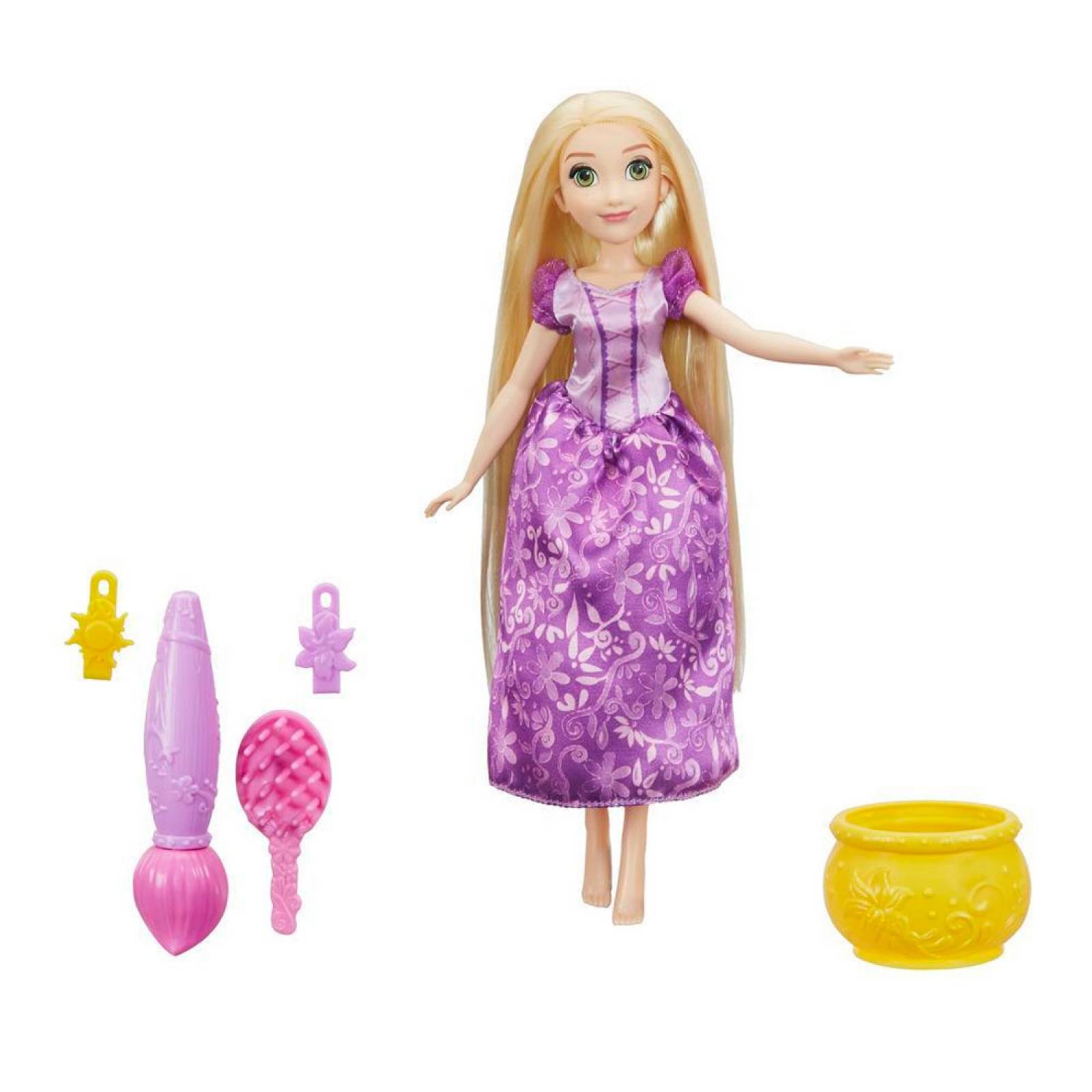 Muñeca Princesa Rapunzel Cabello Mágico Disney Hasbro