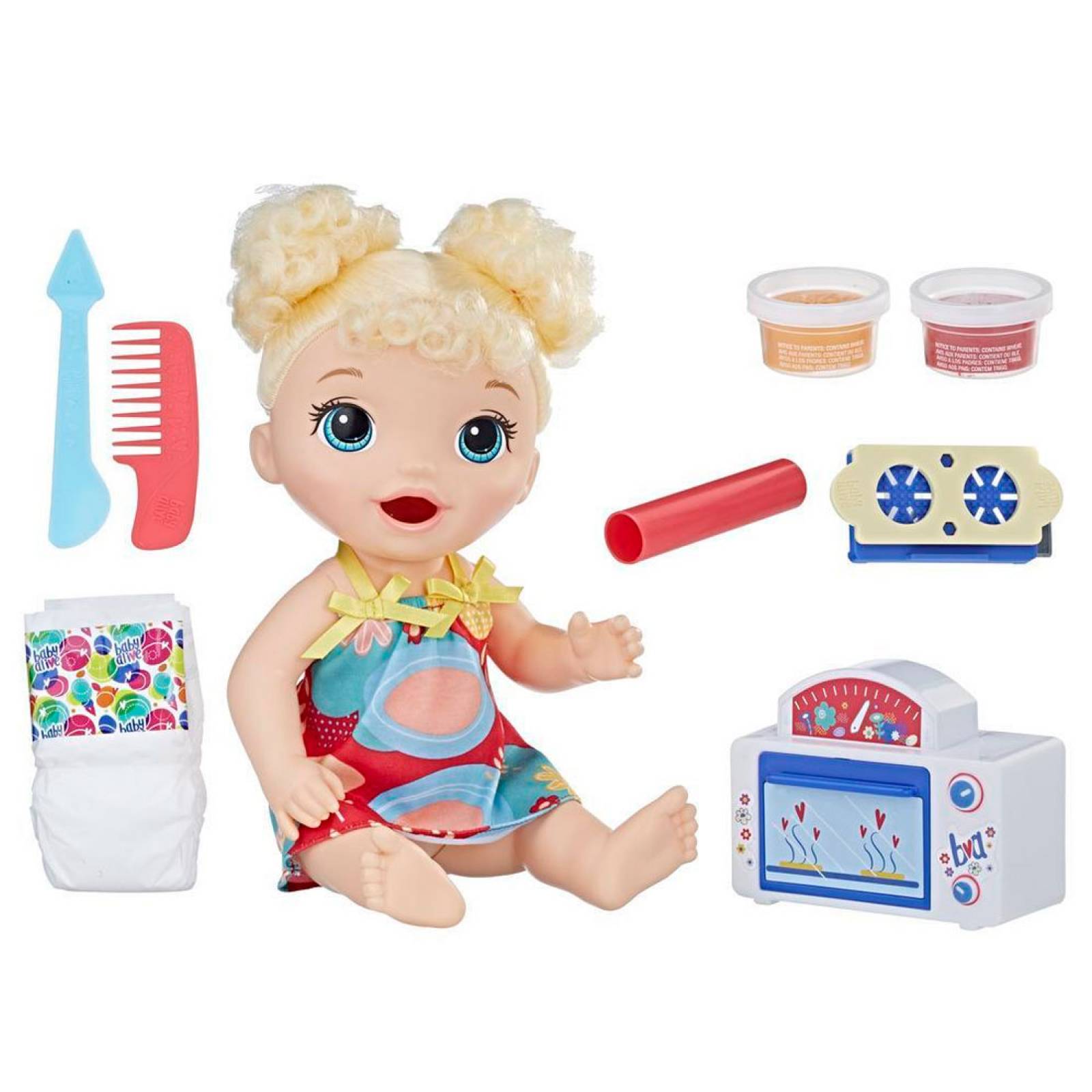 Baby Alive Bebé Delicias Horneadas Rubia Rizada Hasbro