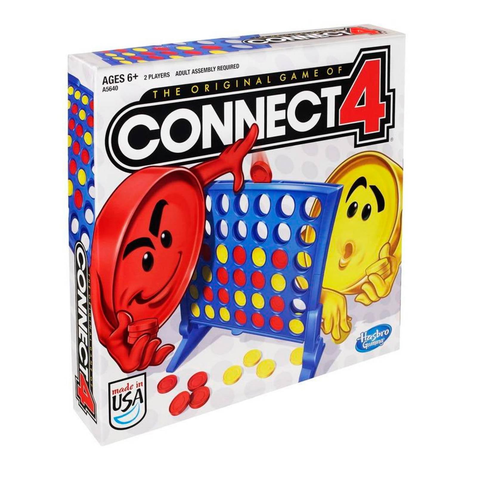 Juego Mesa Connect 4 Cl Sico Versi N Original Hasbro Gaming