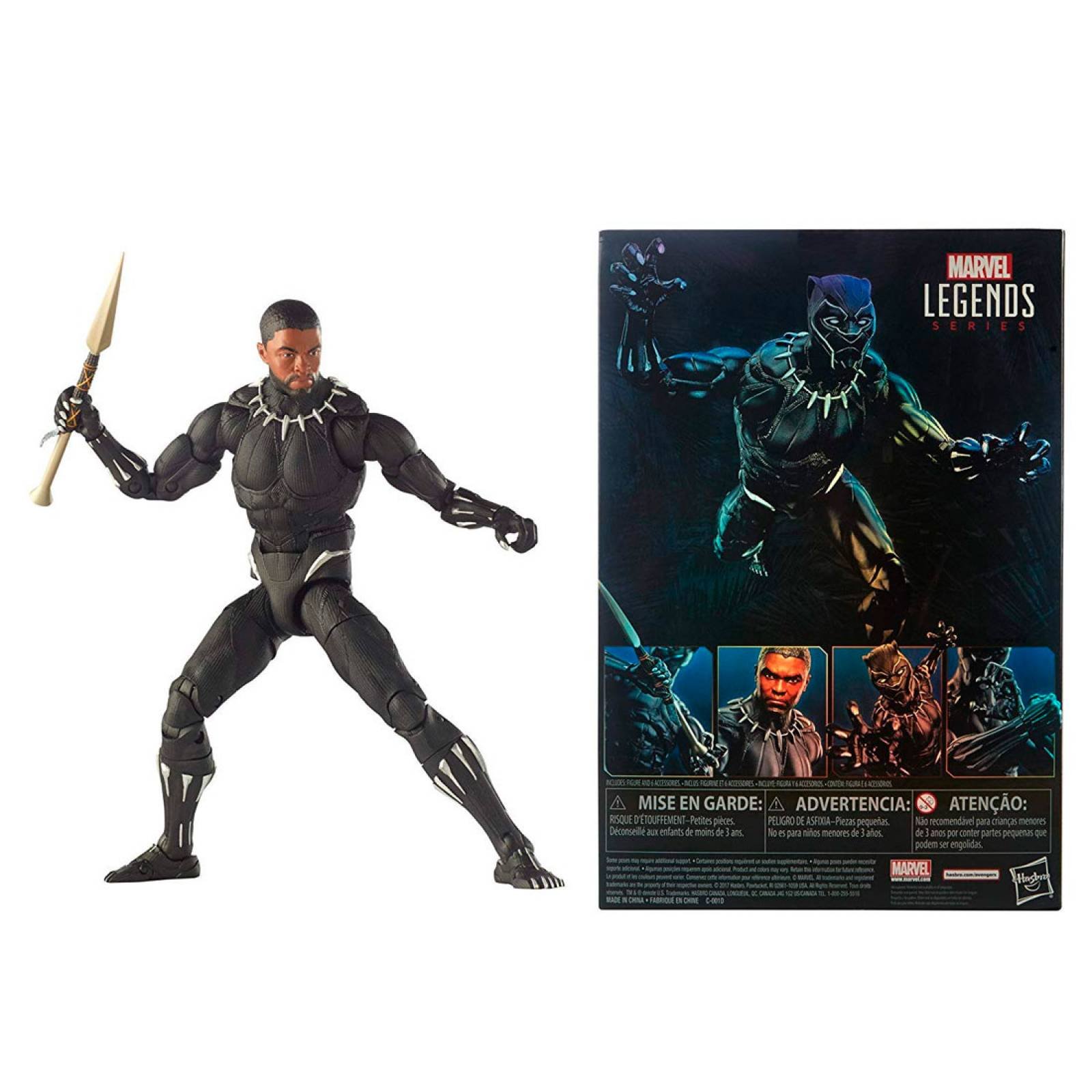 Figura Black Panther 12 Pulgadas Black Panther Marvel Hasbro